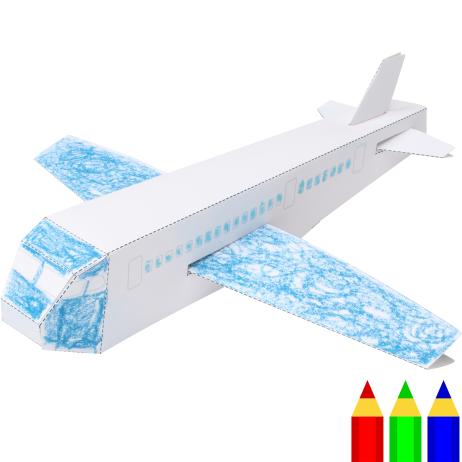 绘制纸模型 : 飞机